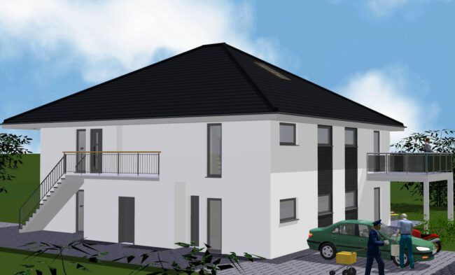 Proj Domizil am Sielpark Ansicht NW